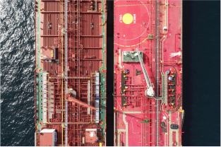De-bunkering services are provided on the West Coast of India